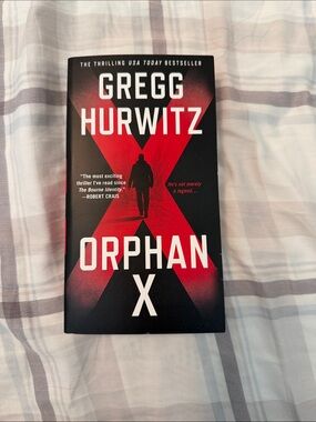 Gregg Hurwitz "Orphan X" Paperback Novel - Black & Red Cover